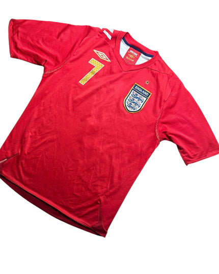 England Football Shirt 2006 Away Beckham 7 (M)