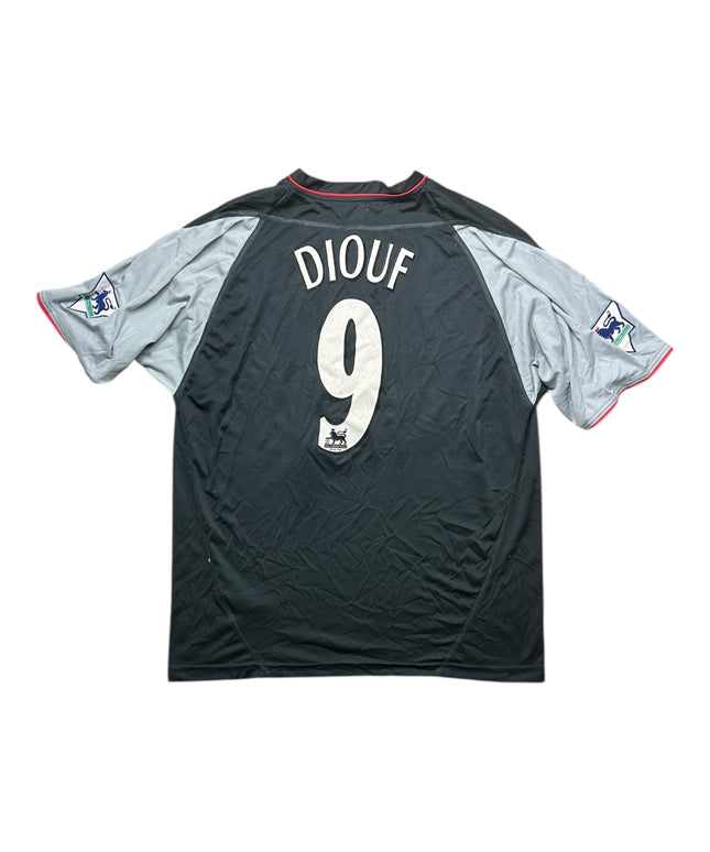 Liverpool Football Shirt 2003/2004 Third Diouf 9 (L)