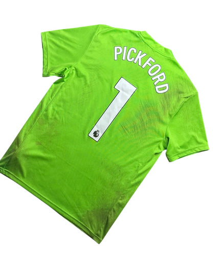 Everton Football Shirt Match Worn and Signed 2024/2025 Pickford 1 (M)