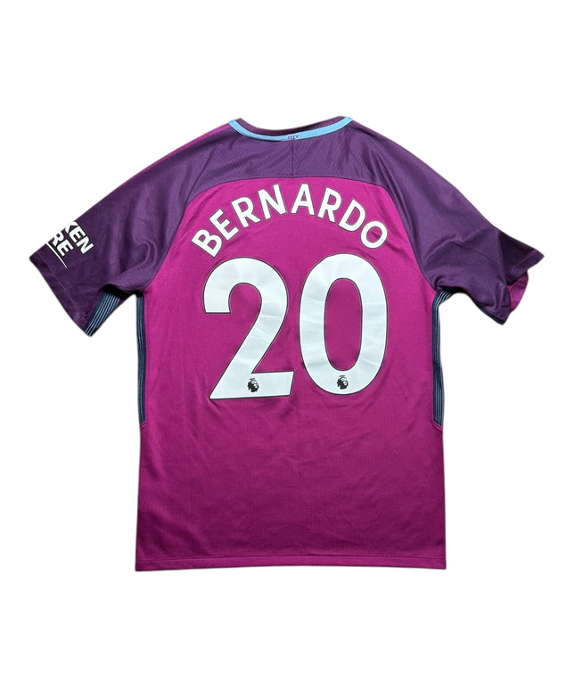 Manchester City Football Shirt 2017/2018 Away Bernardo 20 (M)