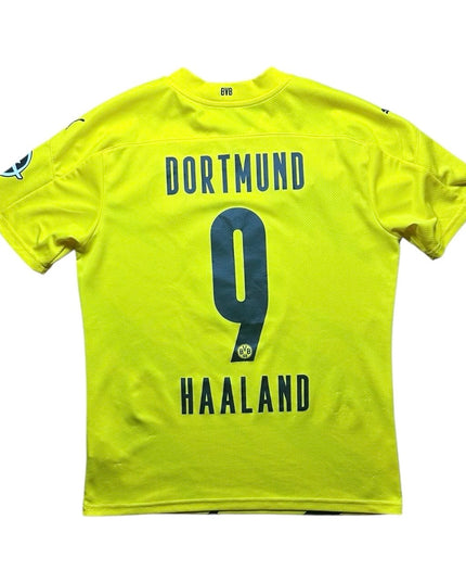 Borussia Dortmund Football Shirt Home 2020/2021 Haaland 9 (M)