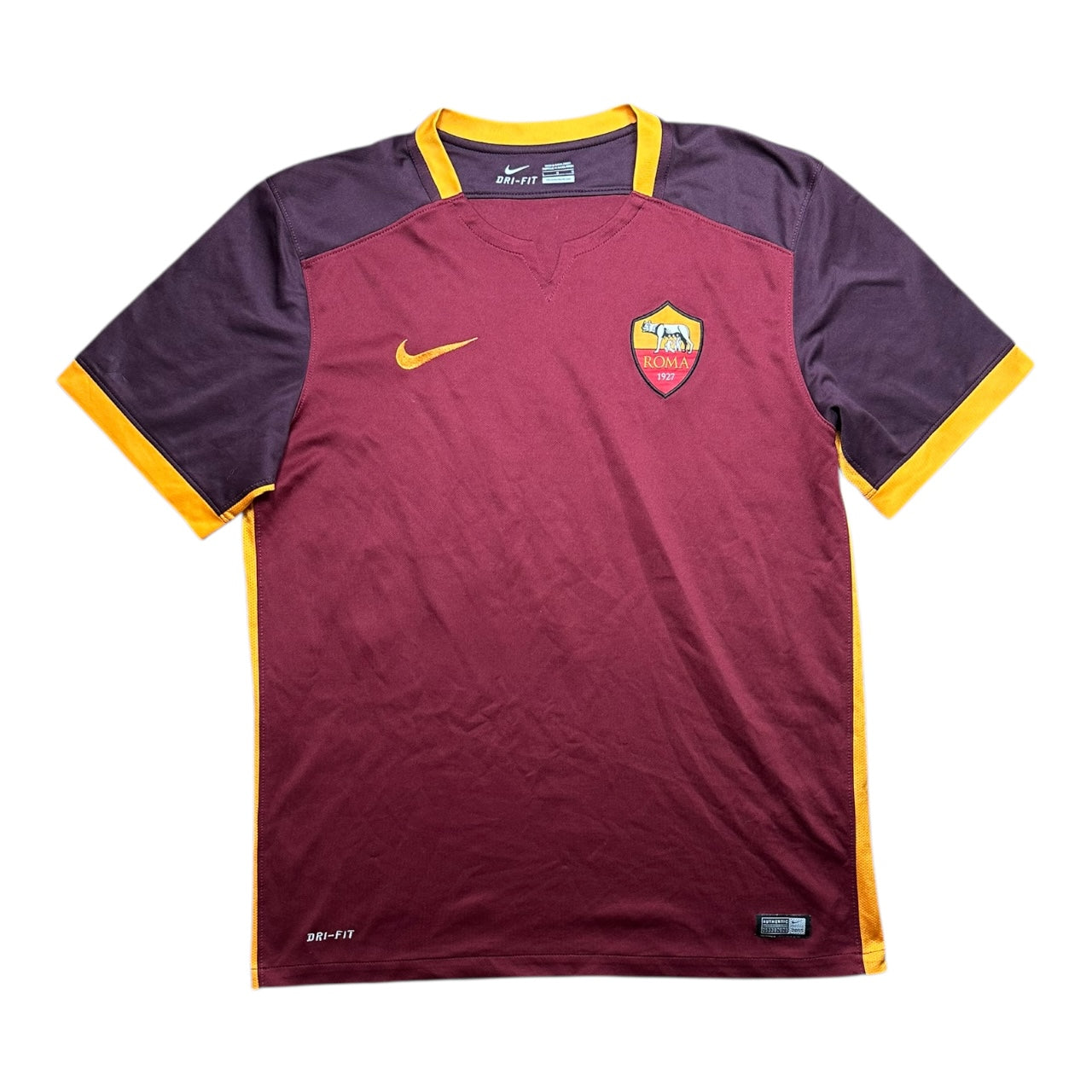Roma Football Shirt 2015/2016 Home Dzeko 9 (L)