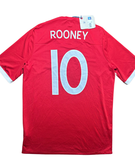 England 2010/2011 Home Football Shirt Rooney (10)