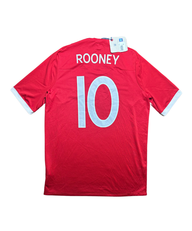 England 2010/2011 Home Football Shirt Rooney (10)