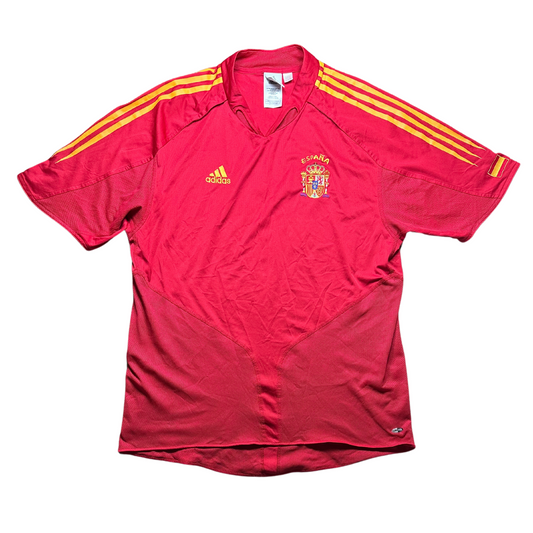 Spain 2004/2006 Home Football Shirt