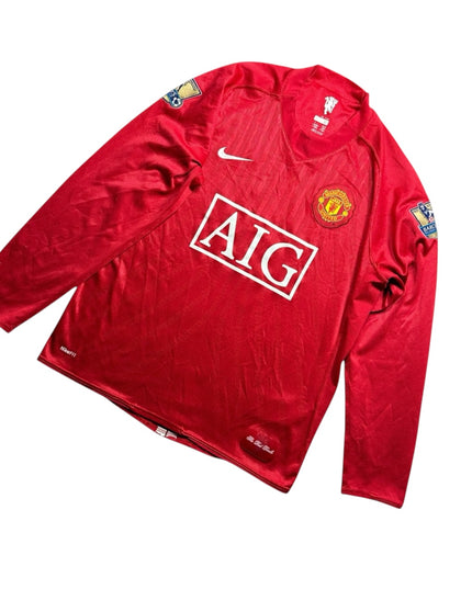 Manchester United Football Shirt Home 2007/2008 Ronaldo 7 (M)