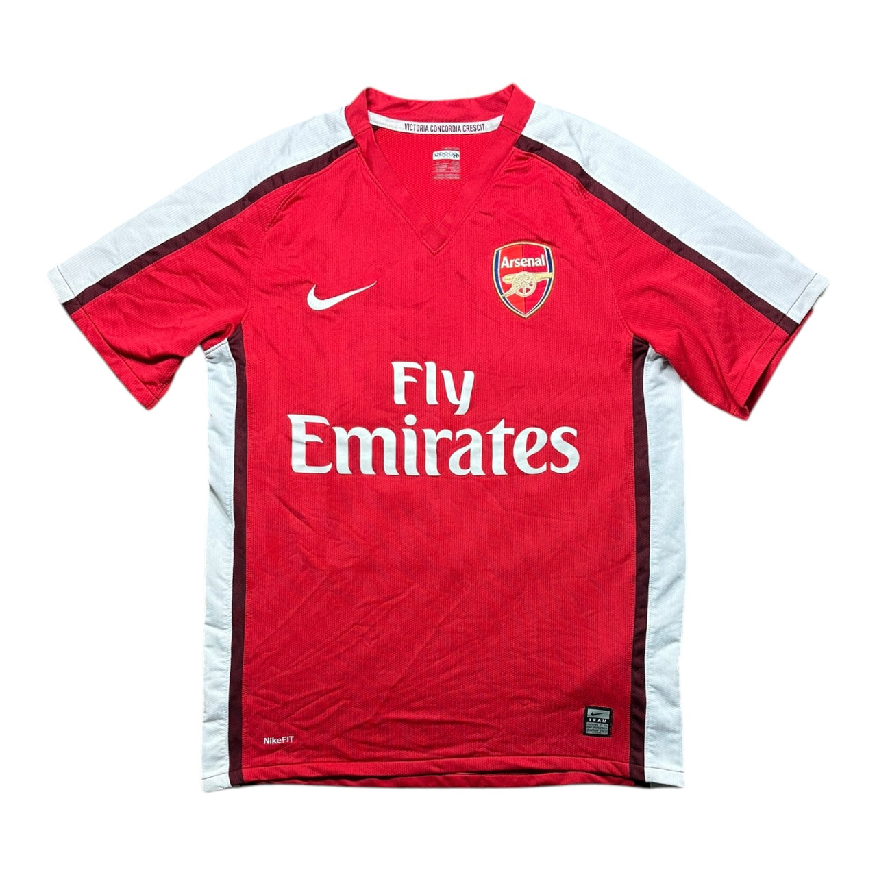 Arsenal Football Shirt 2008/2010 Home Vela 12 (S)