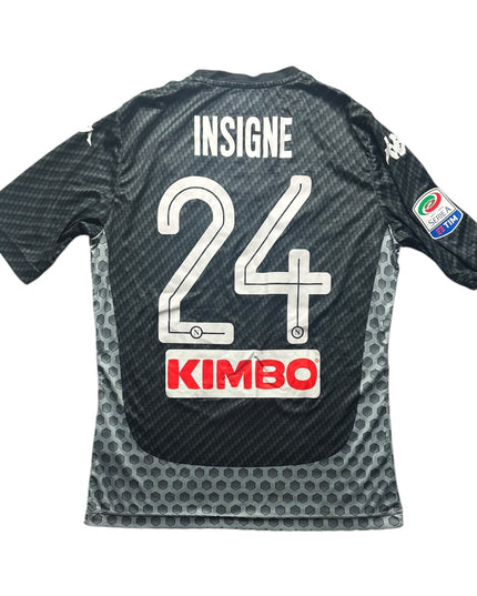 Napoli Football Shirt Away 2017/2018 Insigne 24 (L)