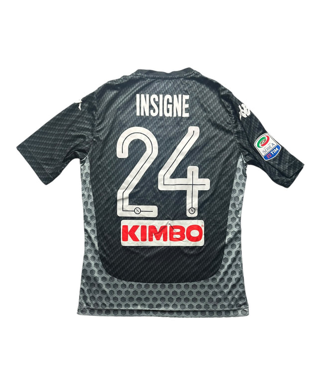 Napoli Football Shirt Away 2017/2018 Insigne 24 (L)