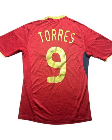 Spain Football Shirt 2009 Confederations Cup Home Torres 9 (S)
