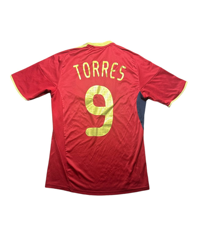 Spain Football Shirt 2009 Confederations Cup Home Torres 9 (S)