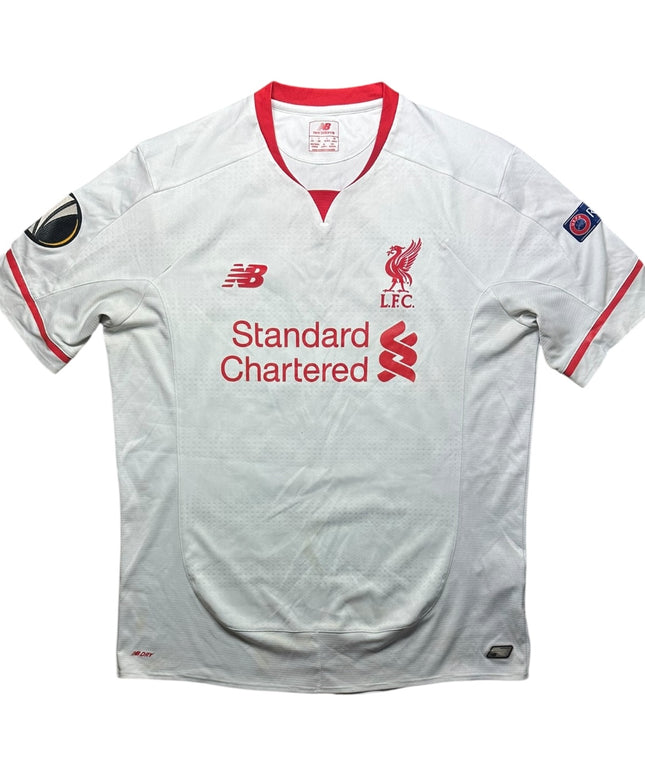 Liverpool Football Shirt Away 2015/2016 Europa League Firmino 11 (L)