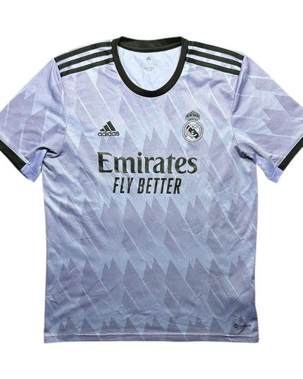 Real Madrid Football Shirt Away 2022/2023 Vini JR 20 (L)