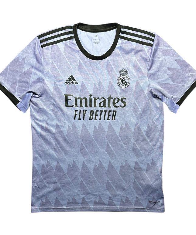 Real Madrid Football Shirt Away 2022/2023 Vini JR 20 (L)