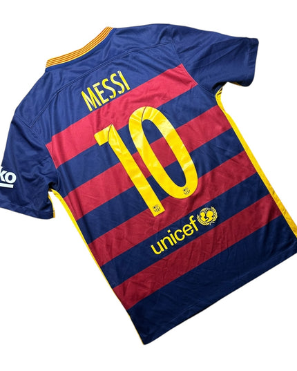 Barcelona Football Shirt 2015/2016 Home Messi 10 (M)