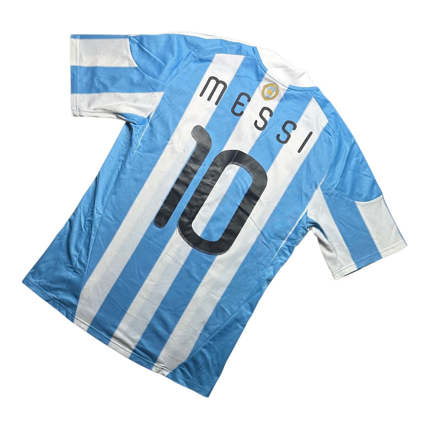 Argentina 2010/2011 Home Football Shirt Messi (10)