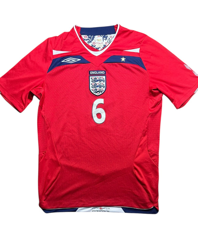 England Football Shirt Away 2008/2010 Terry 6 (M)