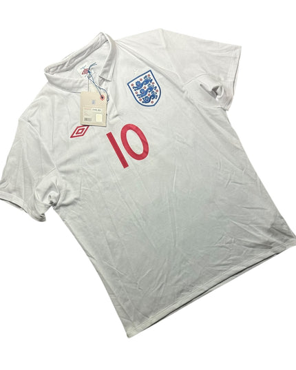 England Football Shirt Home 2010 Rooney 10 BNWT (L)