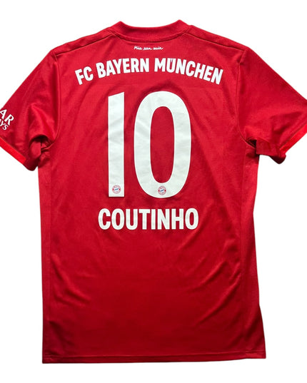 Bayern Munich 2019/2020 Home Football Shirt Coutinho 10 (M)
