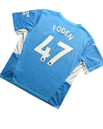 Manchester City Football Shirt Home 2021/2022 Foden 47 (XL)
