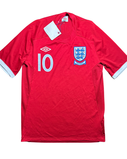 England 2010/2011 Home Football Shirt Rooney (10)