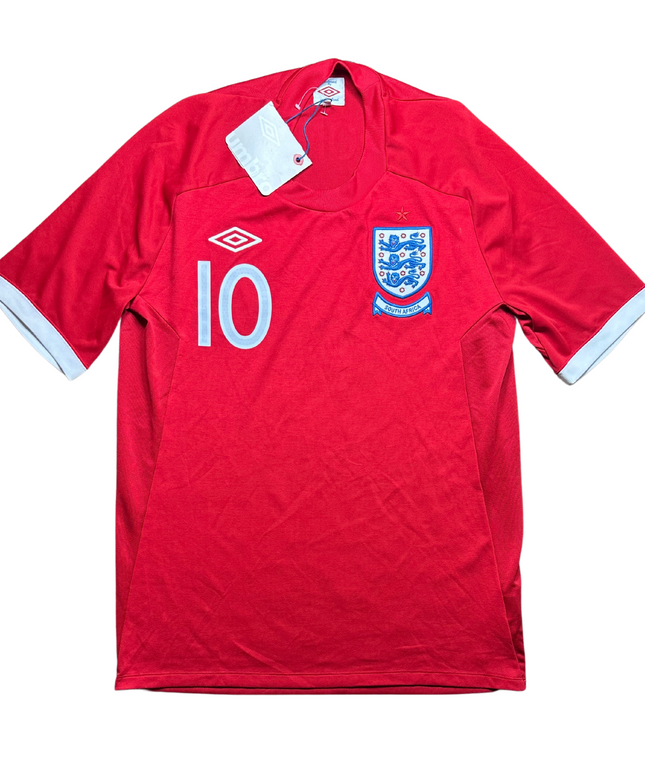 England 2010/2011 Home Football Shirt Rooney (10)