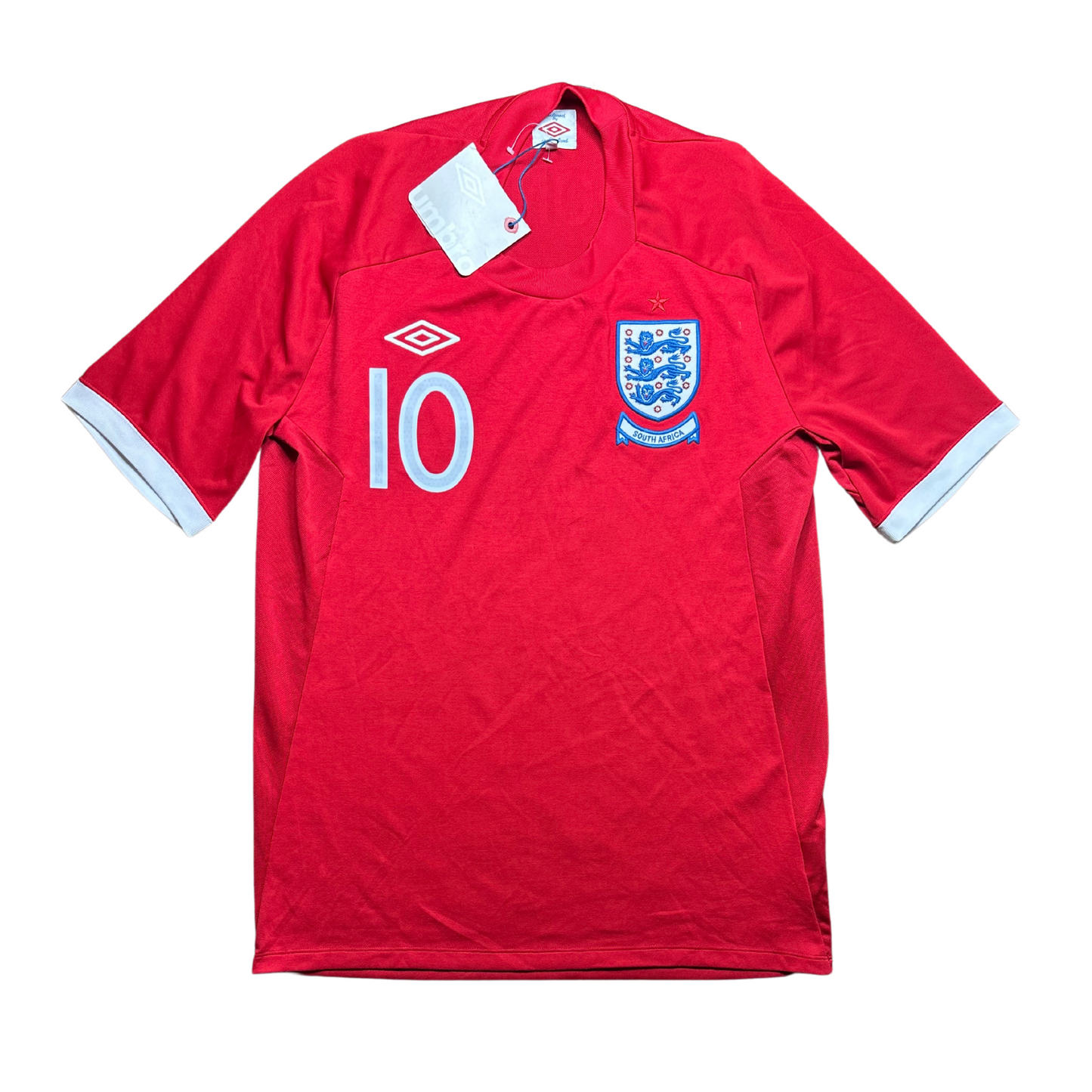 England 2010/2011 Home Football Shirt Rooney (10)