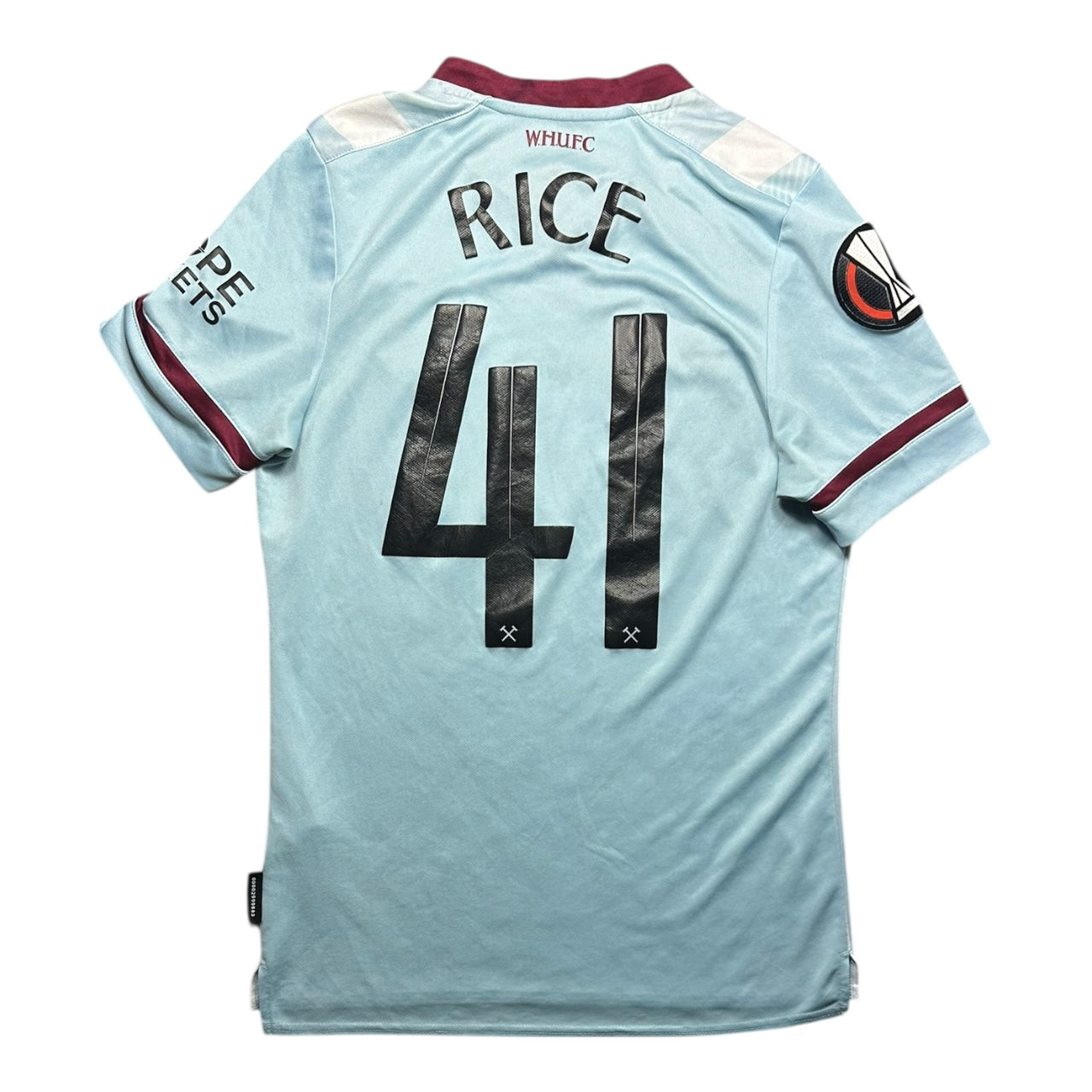 West Ham Football Shirt 2021/2022 Away Rice 41 (S)