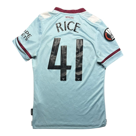 West Ham Football Shirt 2021/2022 Away Rice 41 (S)
