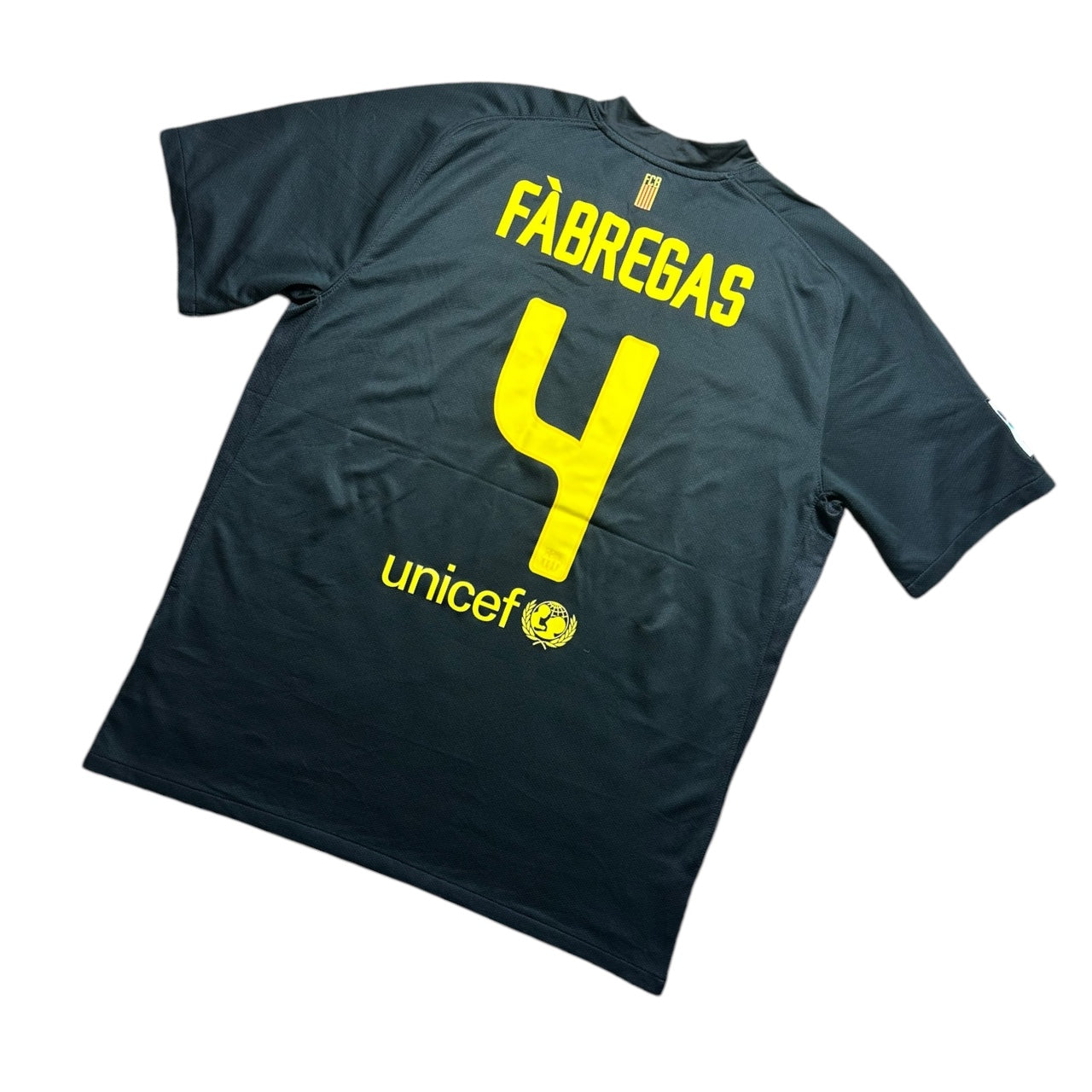 Barcelona FC 2011/2012 Away Football Shirt Fabregas 4 (XL)