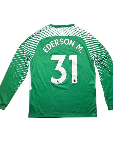 Manchester City Football Shirt 2017/2018 Goalkeeping Ederson.M 31 (L)