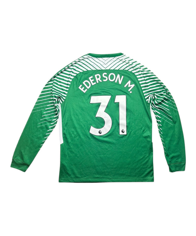 Manchester City Football Shirt 2017/2018 Goalkeeping Ederson.M 31 (L)