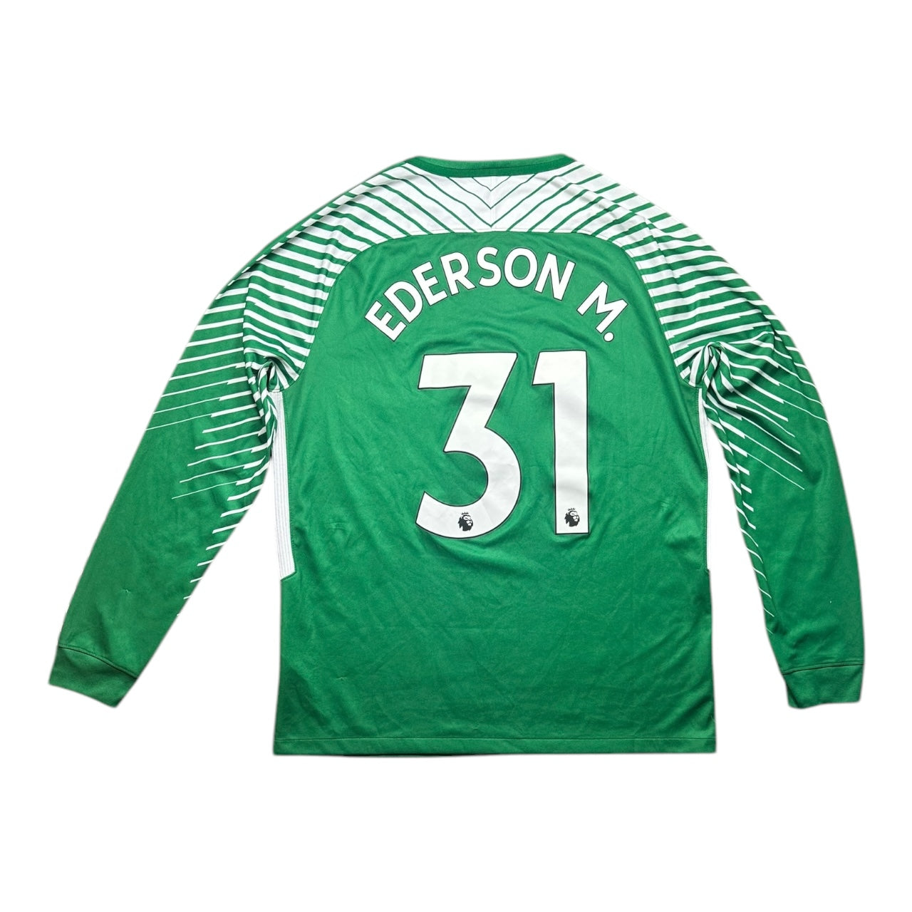 Manchester City Football Shirt 2017/2018 Goalkeeping Ederson.M 31 (L)