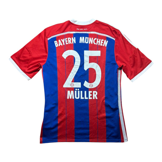 Bayern Munich Football Shirt 2014/2015 Home Muller 25 (L)