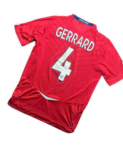 England Football Shirt Away 2008 Gerrard 4 (M)