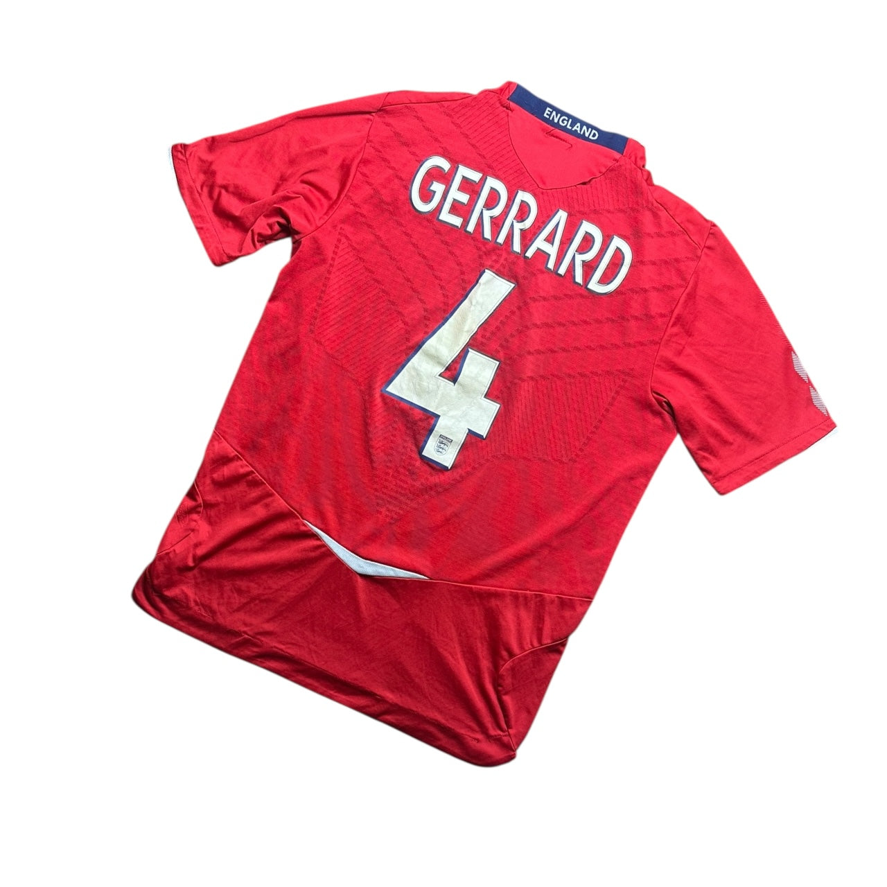 England Football Shirt Away 2008 Gerrard 4 (M)