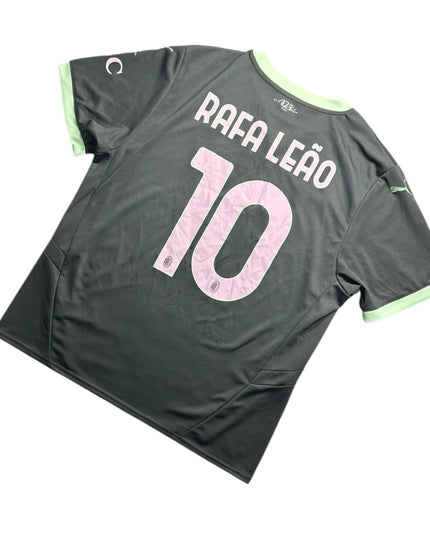 AC Milan Football Shirt Third 2024/2025 Rafa Leao 10 (XL)