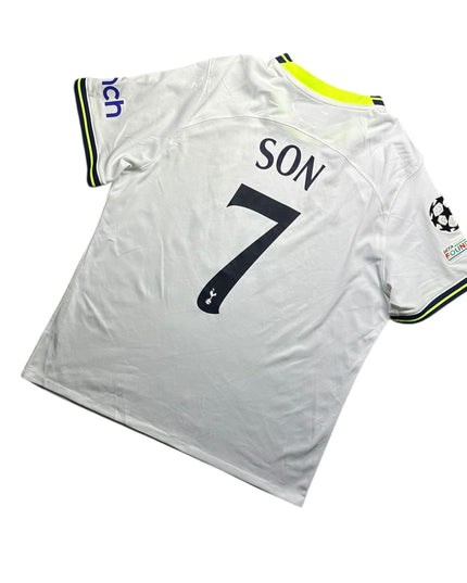Tottenham Hotspur Football Shirt Home 2022/2023 Son 7 UCL (XL)