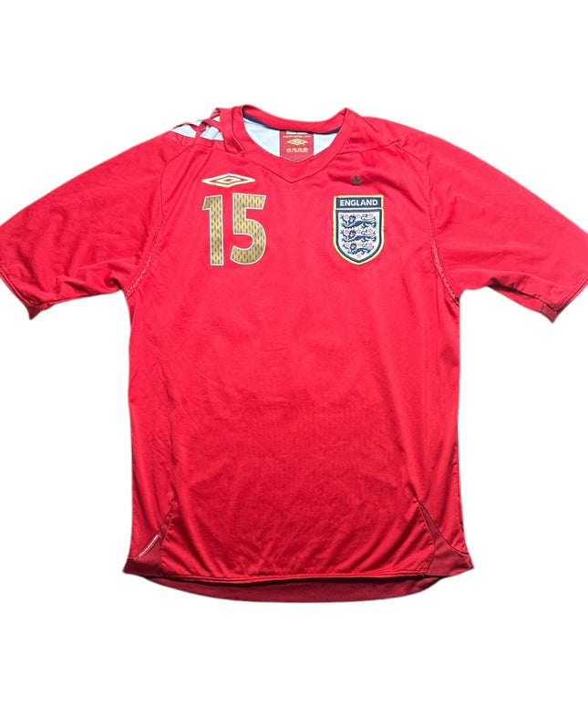 England Football Shirt 2006 Away Carragher 15 (L)