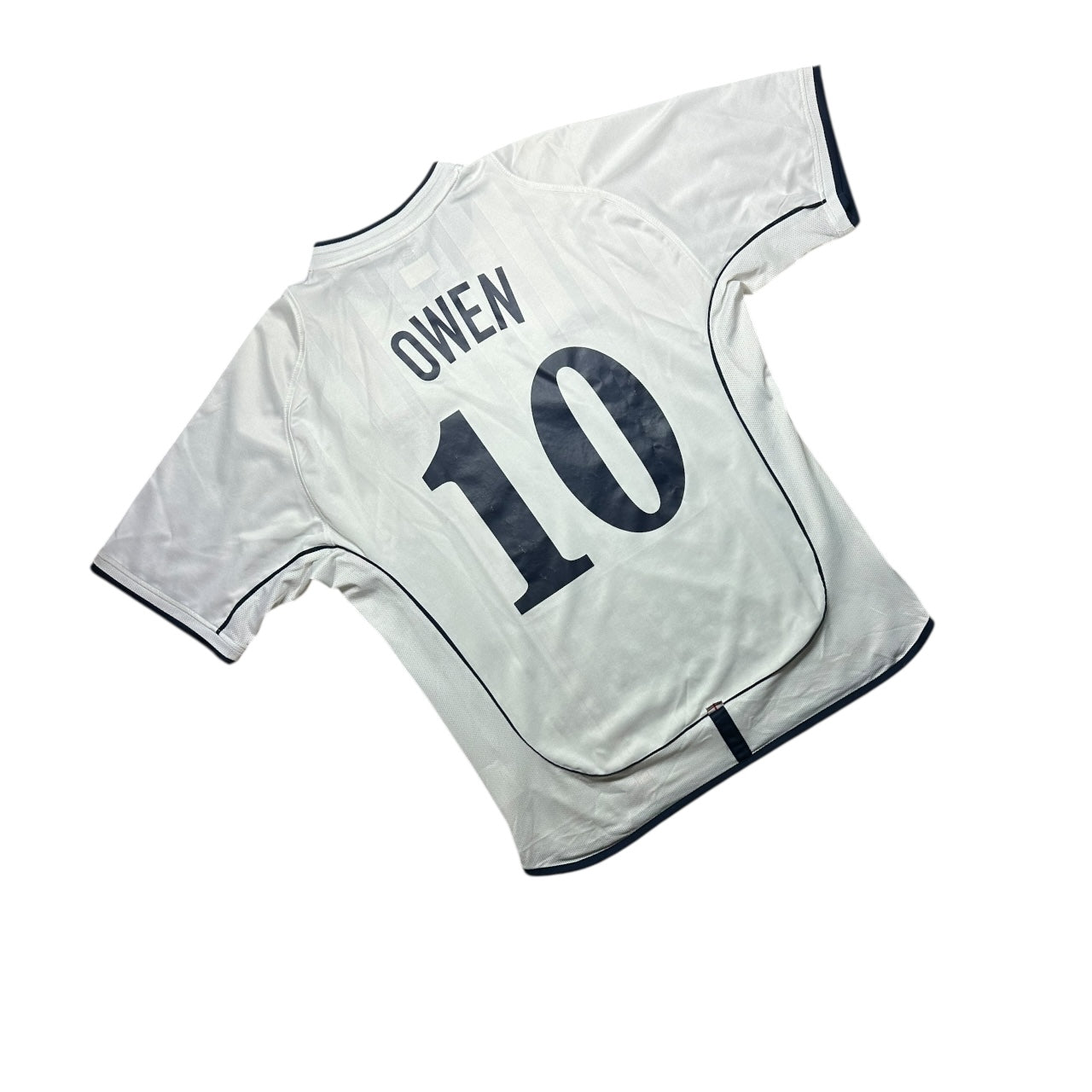 England Football Shirt 2002 Home Owen 10 (L)