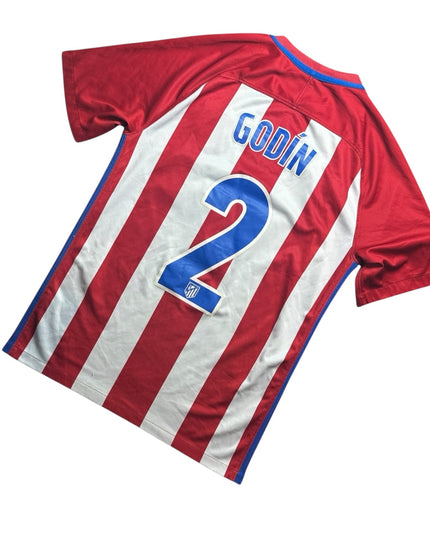 Atletico Madrid Football Shirt Home 2016/2017 Godin 2 (S)