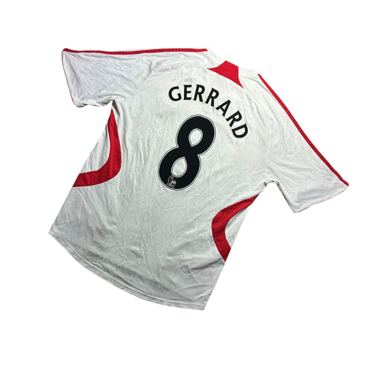 Liverpool Football Shirt 2007/2008 Away Gerrard 8 (L)