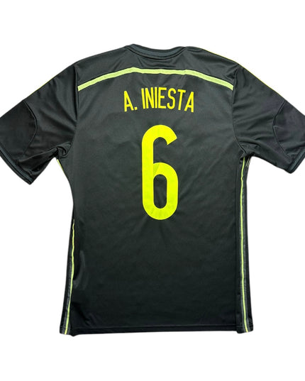 Spain Football Shirt 2013/2015 Away Iniesta 6 (L)