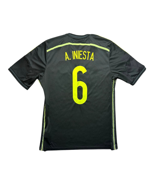 Spain Football Shirt 2013/2015 Away Iniesta 6 (L)