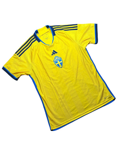 Sweden Football Shirt 2022 Home (L)