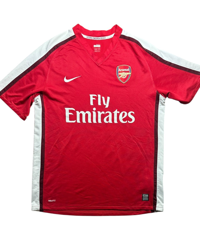 Arsenal Football Shirt 2008/2010 Home Nasri 8 (L)