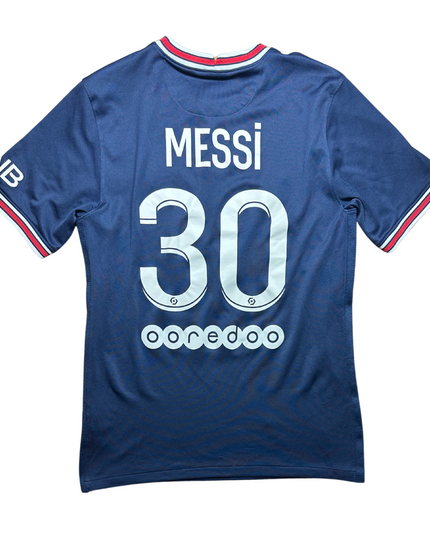 Paris Saint Germain 2021/2022 Home Football Shirt Messi (30)