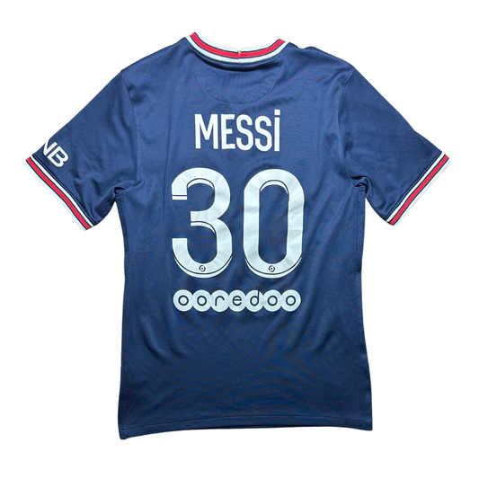 Paris Saint Germain 2021/2022 Home Football Shirt Messi (30)