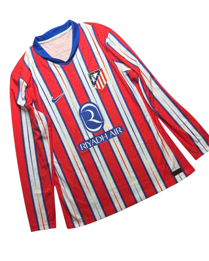 Atletico Madrid Football Shirt Home 2024/2025 Player Issue Long Sleeve (XL)