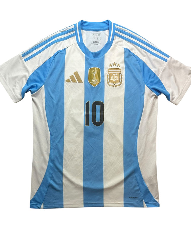 Argentina Football Shirt Home Messi 10 (L)